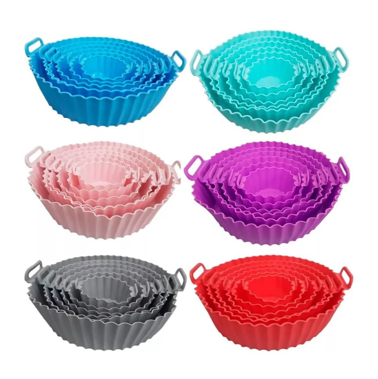 Miniatura 6 de moldes de silicona por 6 para freidora